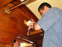 2003 interior lettering gold leaf.JPG (373154 bytes)